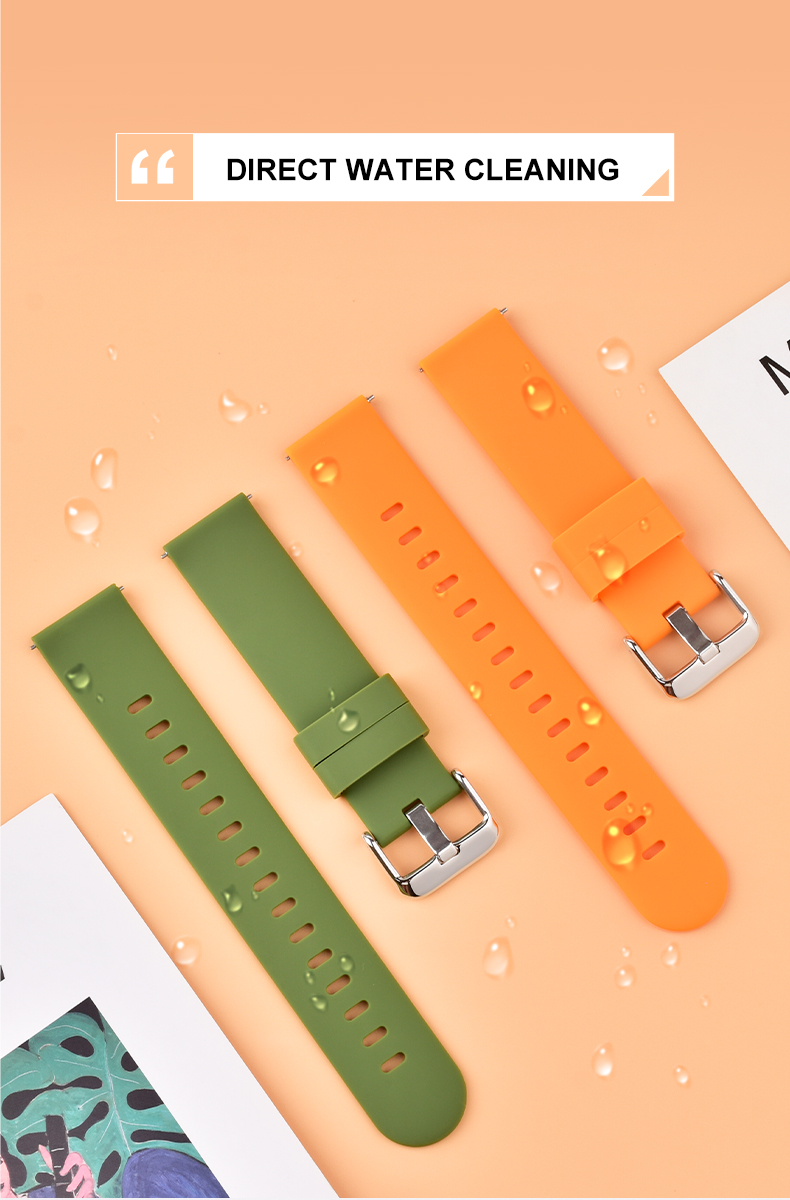Bracelets de montre en silicone pour montre intelligente